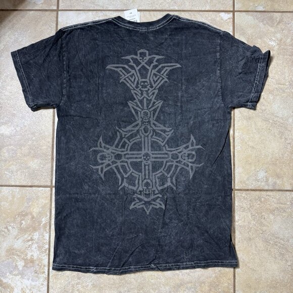 Ghost Logo Mineral Wash T-Shirt Two-Sided MEDIUM New - Picture 6 of 6